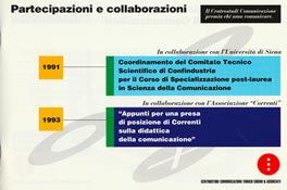 Appunti per una presa di posizione di Correnti sulla didattica della comunicazione