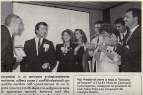 negli anni 90 venne creato un club composto dagli ex allievi