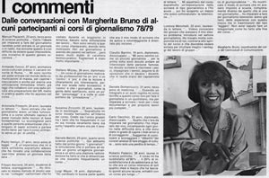 Testimonianze di ex allievi